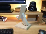 Stojak na telefon tablet e-book z wytrzymałej sklejki